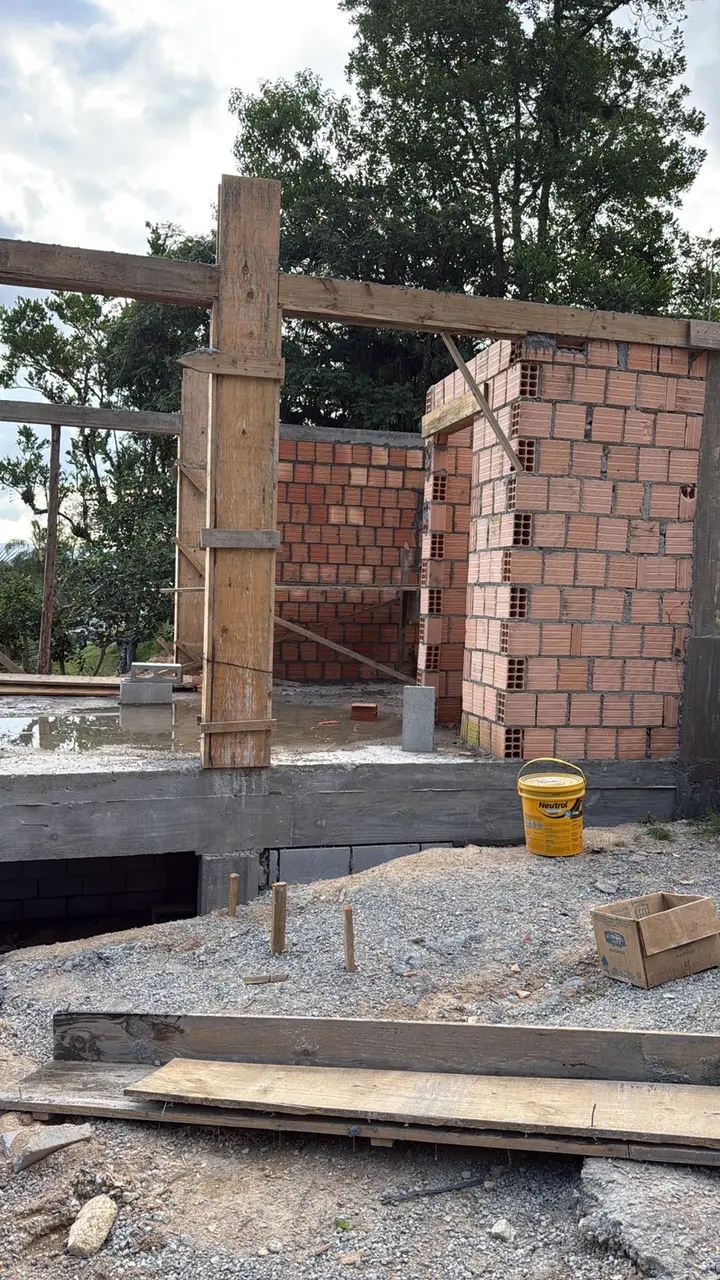 Equipe de reforma em São José em obra residencial